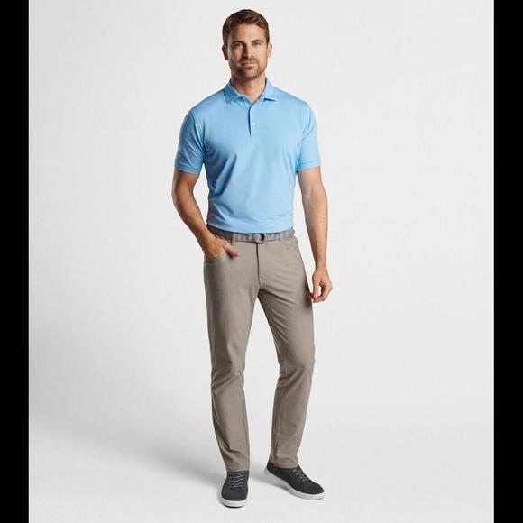 Men's Peter Millar Jubilee Performance Polo Golf Shirt Size Large MSRP $100 - Picture 3 of 7